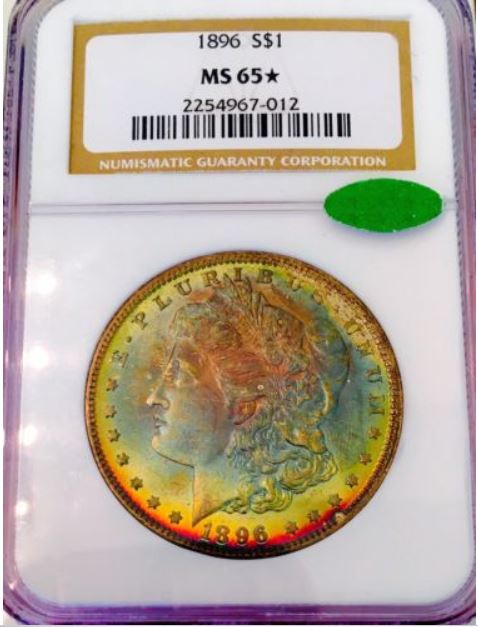 1896-And-1885-Toned-Morgan-Silver-Dollars